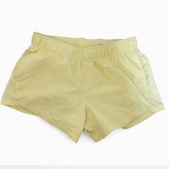 Athletic Works Women's Light Yellow Athletic Shorts - Picture 1 of 4